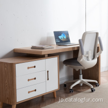 居間の寝室の合板フレーム茶色のコンピュータの机のためのオフィス家具